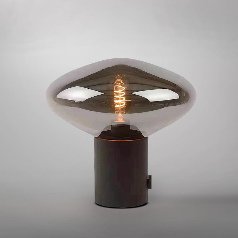 Artistic Table Lamp with Unique Glass Shade