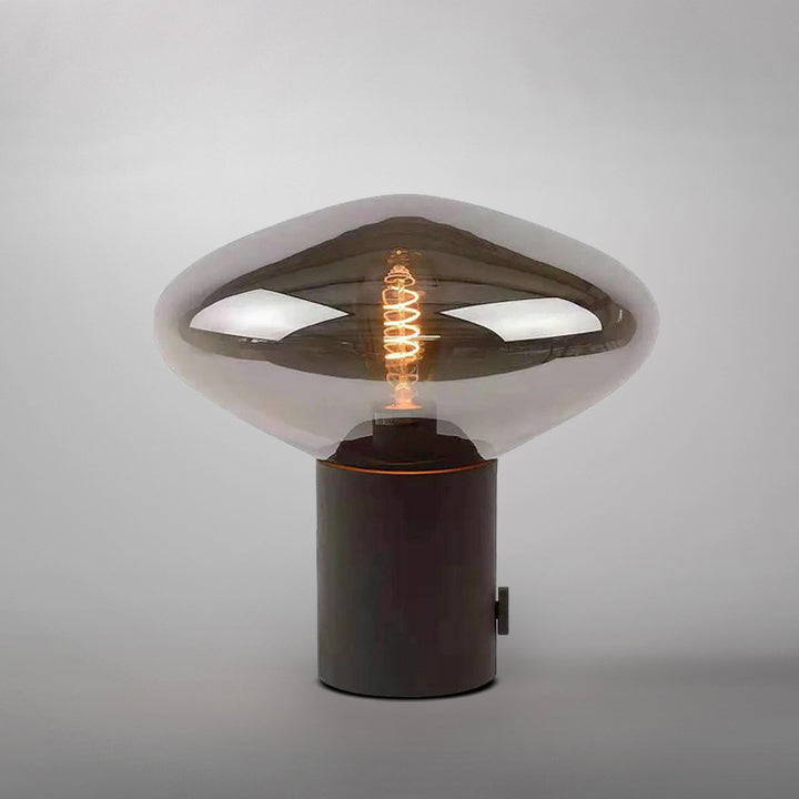 Artistic Table Lamp with Unique Glass Shade