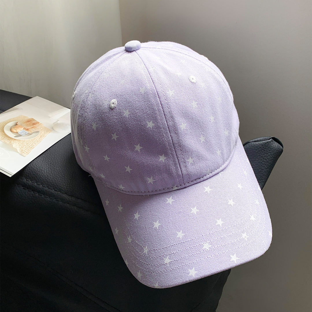 Women's Star-Printed Cotton Baseball Cap Kalsten