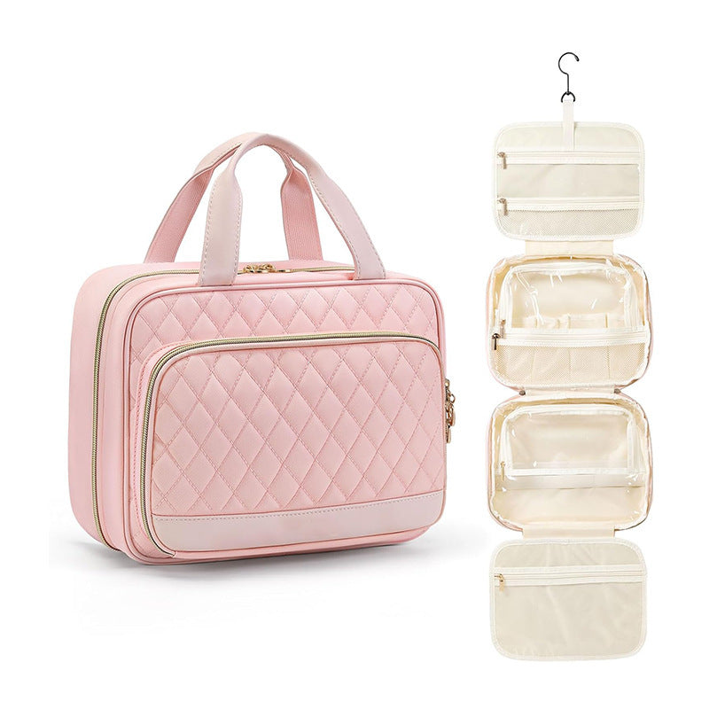 Padded Cosmetic Organizer Bag with Structured Exterior Kalsten