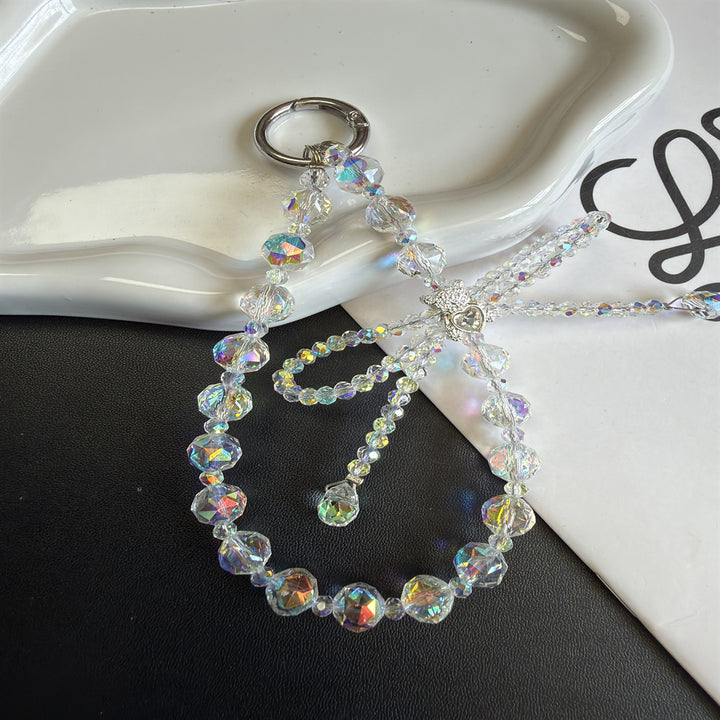 Elegant Crystal Beaded Charm Keychain Kalsten