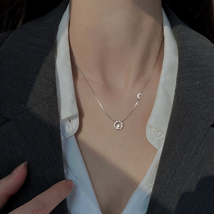 Elegant Geometric Pendant Necklace Kalsten
