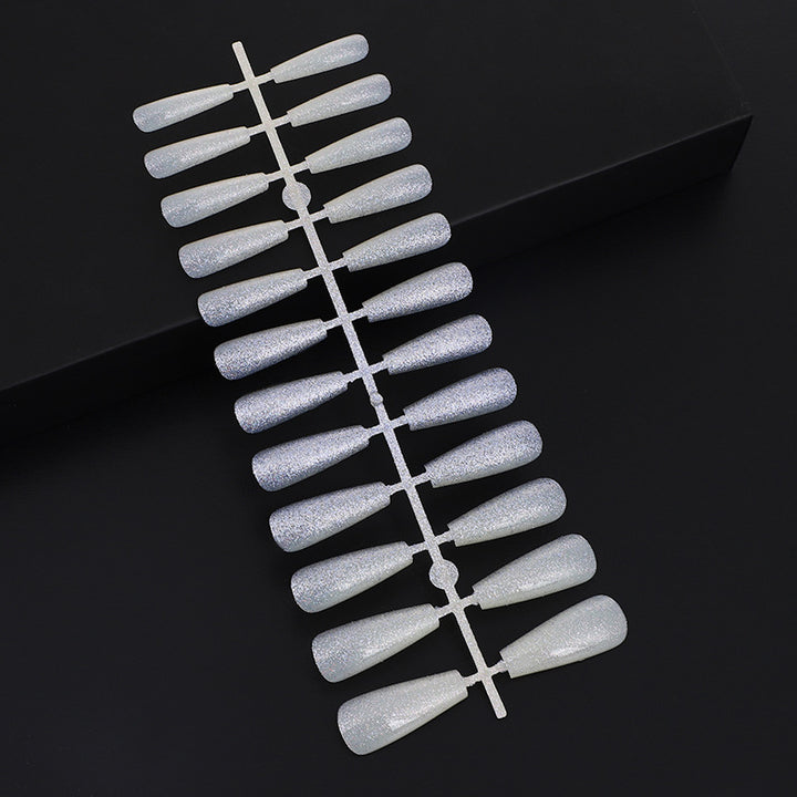 Nail art set with glitter and elegant transitions Kalsten