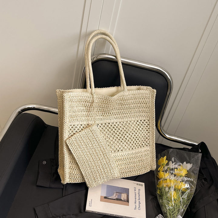 Handbag Made of Natural Weave Kalsten