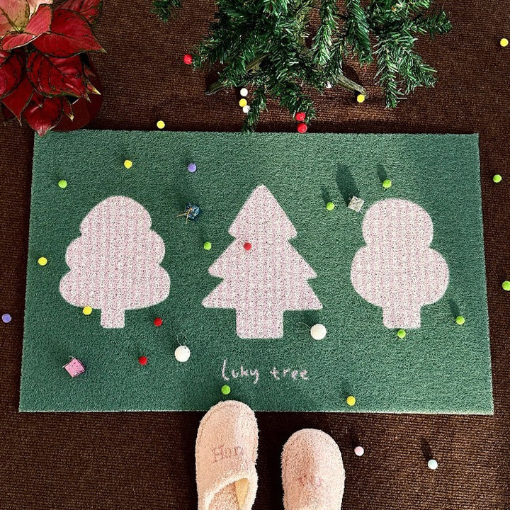 Holiday-Themed Welcome Mat