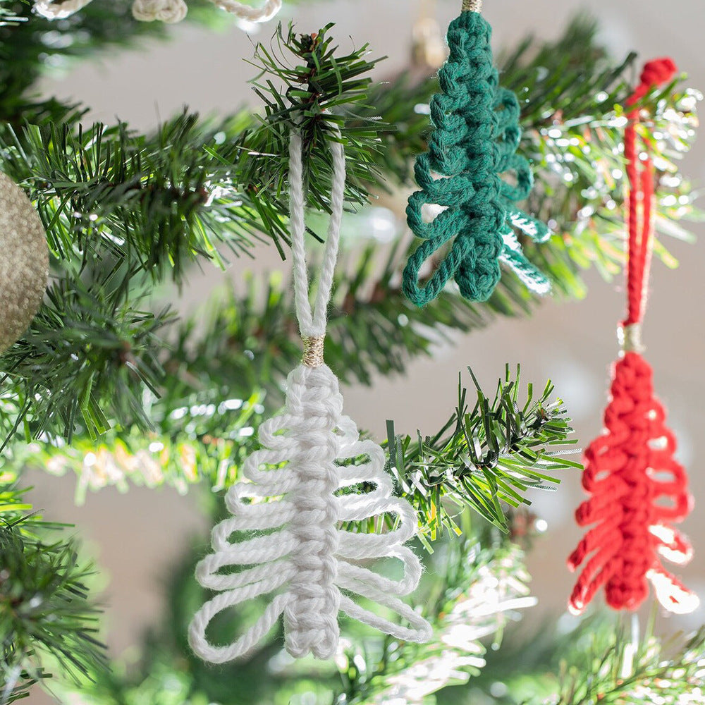 Macrame Christmas Tree Ornament Kalsten