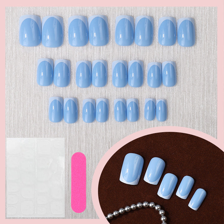 Premium French Tip Press-On Nail Set Kalsten
