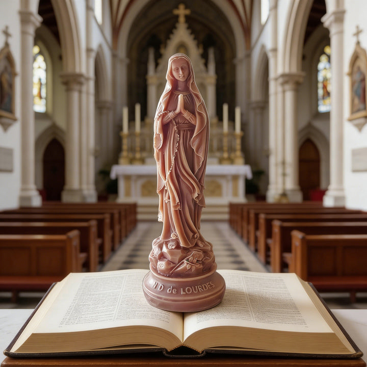 Sculpted Virgin Mary Figurine