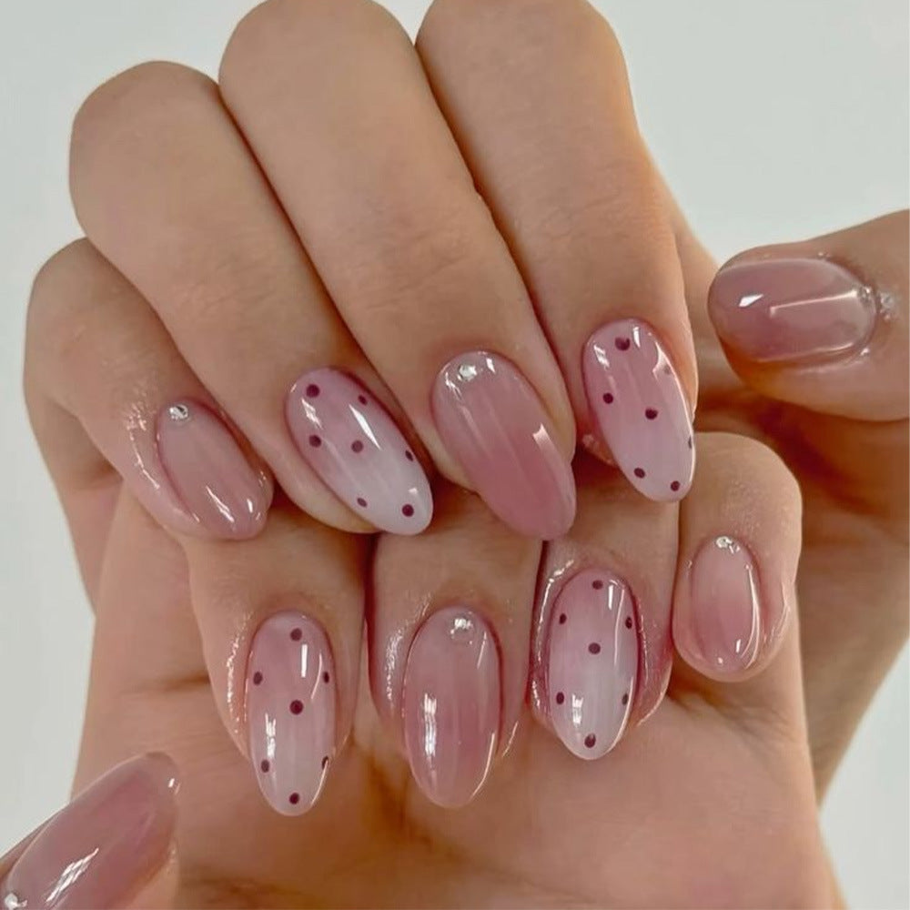 Artificial nails with floral 3D applications Kalsten