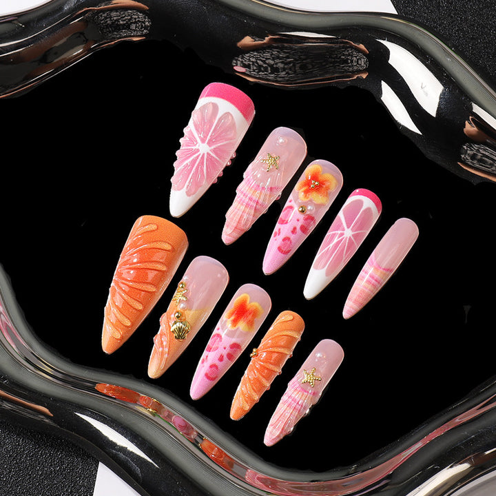 Artistic Decorative Nail Set Kalsten