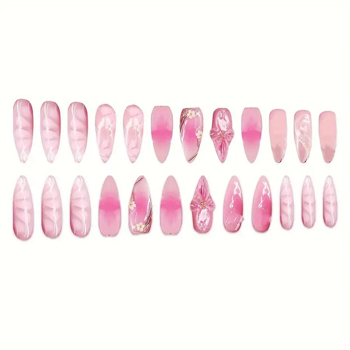 Decorative Floral Nail Art Extensions Kalsten