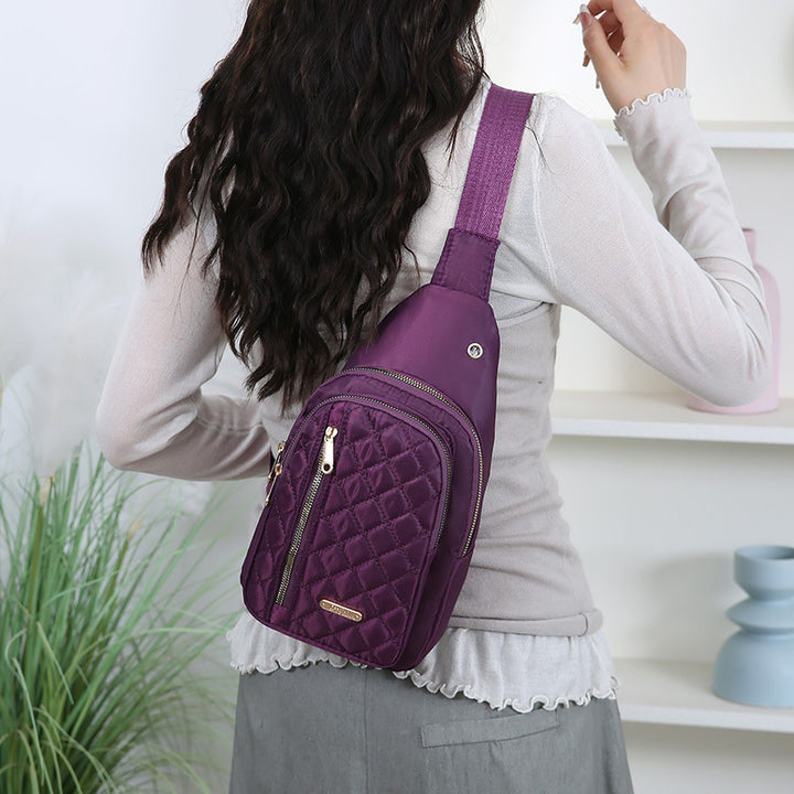 Quilted One-Shoulder Sling Bag Kalsten