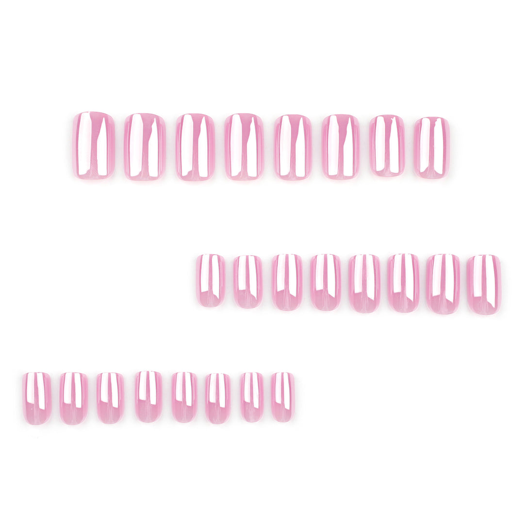 Artistic Nail Extensions with Shimmering Effect Kalsten