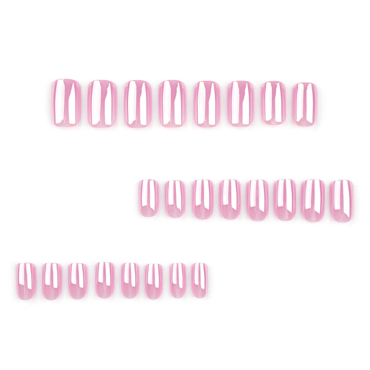 Artistic Nail Extensions with Shimmering Effect Kalsten