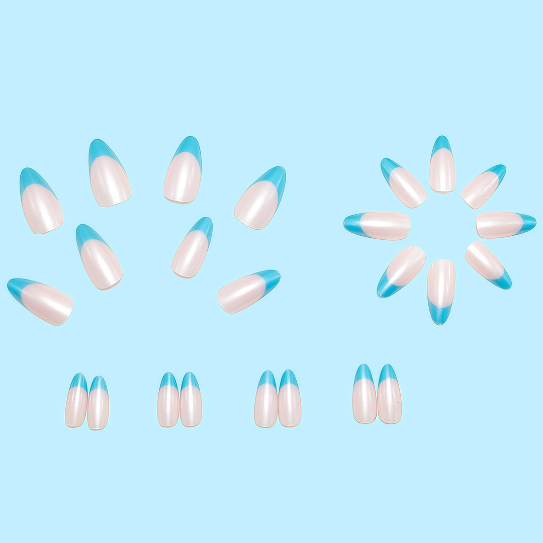 Stylish Color Gradient Artificial Nails Kalsten