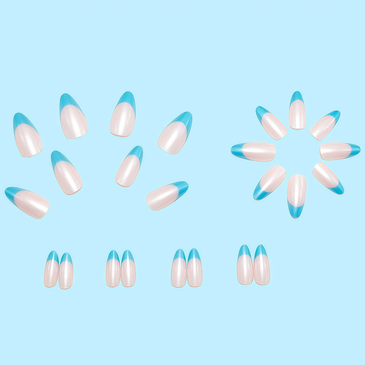 Stylish Color Gradient Artificial Nails Kalsten