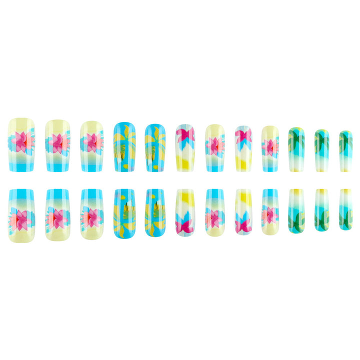 Artistic Tropical Paradise Nail Art Kalsten
