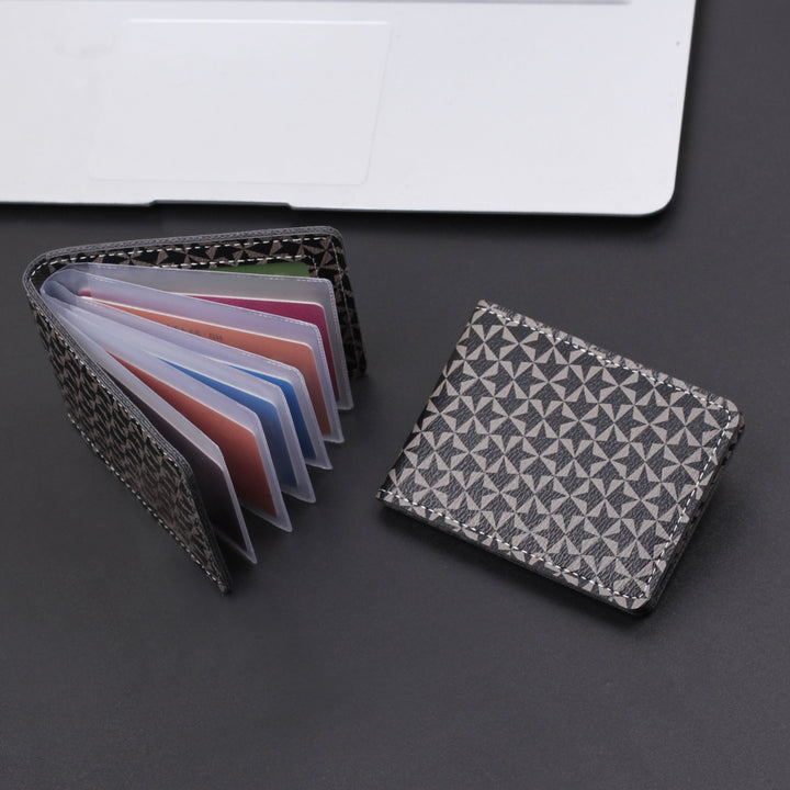 Stylish Geometric Pattern Card Holder