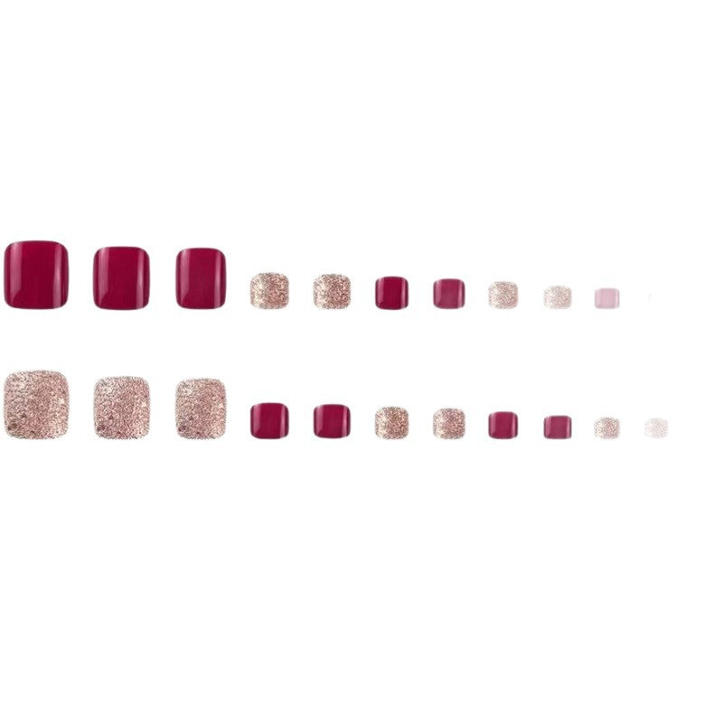 Glamorous Foot Art Nails Kalsten