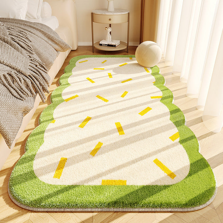 Playful Scalloped Area Rug