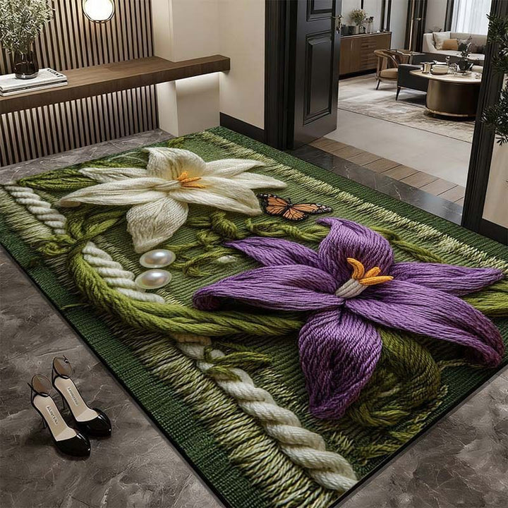 Artistic Floral Area Rug