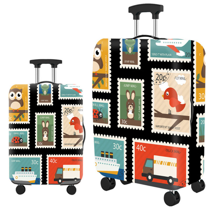 Women's suitcase with unique art design Kalsten