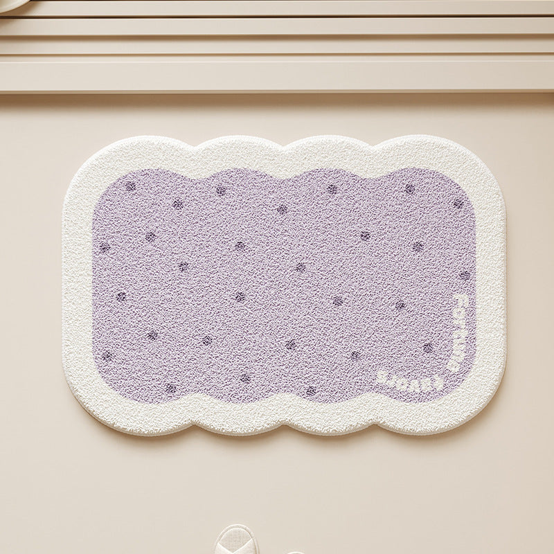 Soft Textured Decorative Bathroom Mat Kalsten