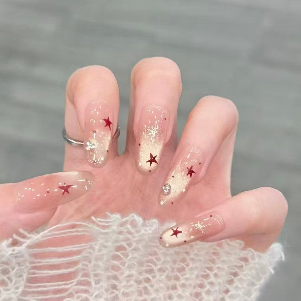 Luxury Glittering Acrylic Nail Art Kalsten