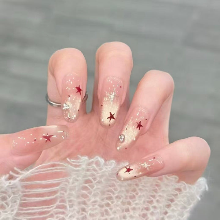 Luxury Glittering Acrylic Nail Art Kalsten