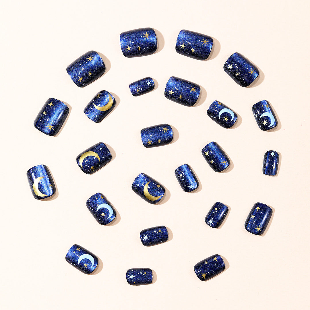 Celestial Night Sky Nail Art Extensions Kalsten