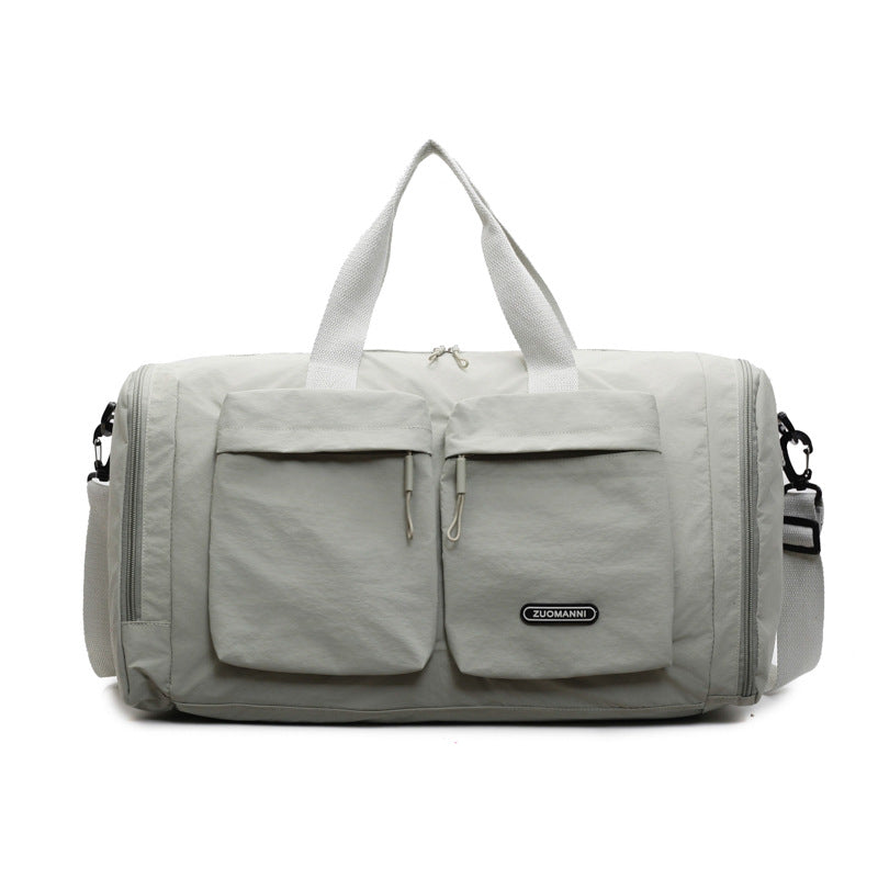 Sporty Travel Bag With Several Exterior Pockets Kalsten