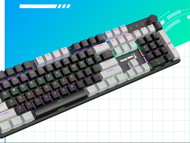 Two-Tone RGB Mechanical Gaming Keyboard Kalsten