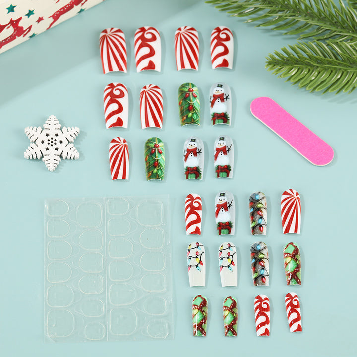 Creative Christmas Art Nails Set Kalsten