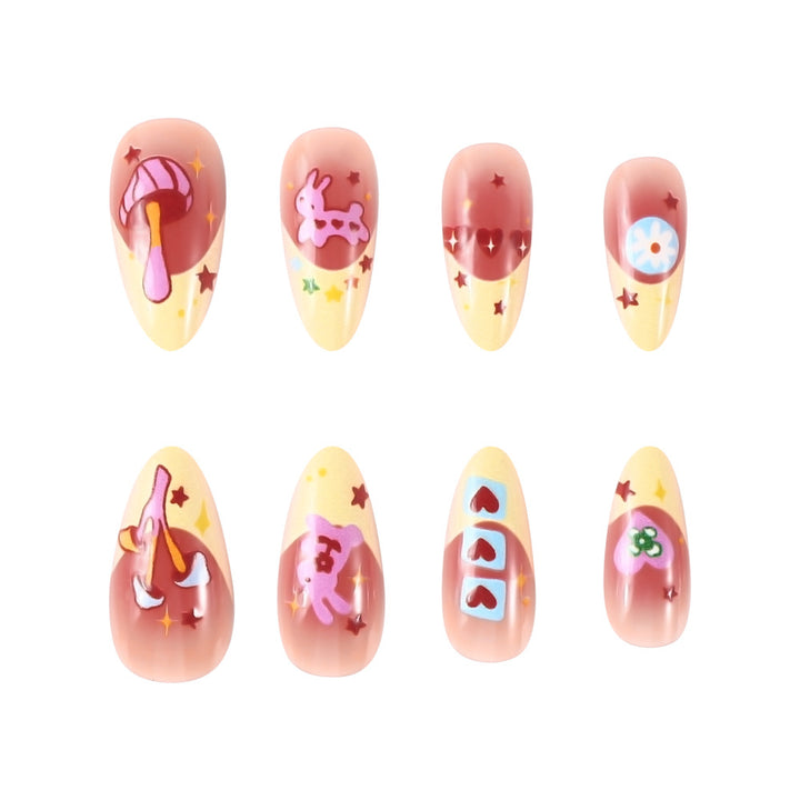 Creative Artistic Press-On Nails Kalsten