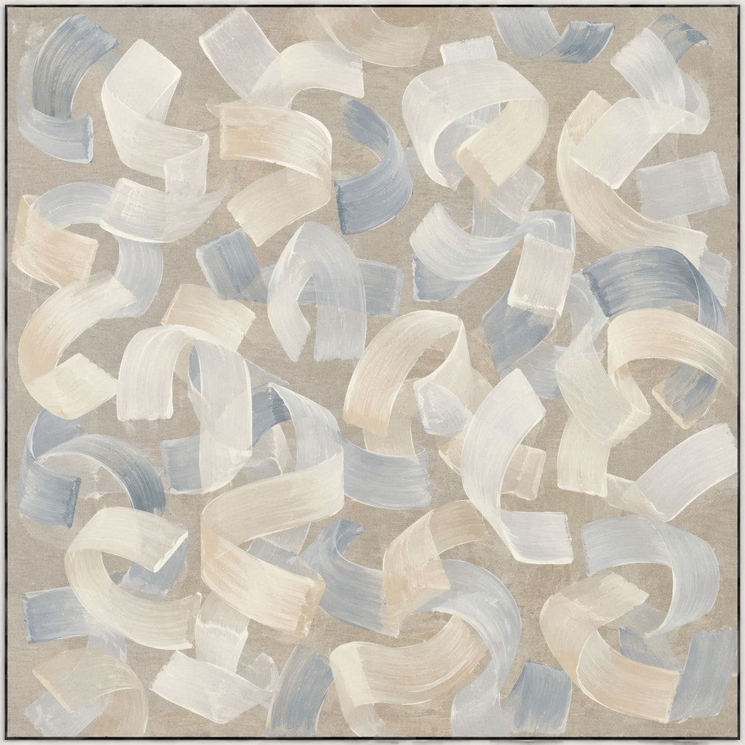 Abstract Brushstroke Canvas Art