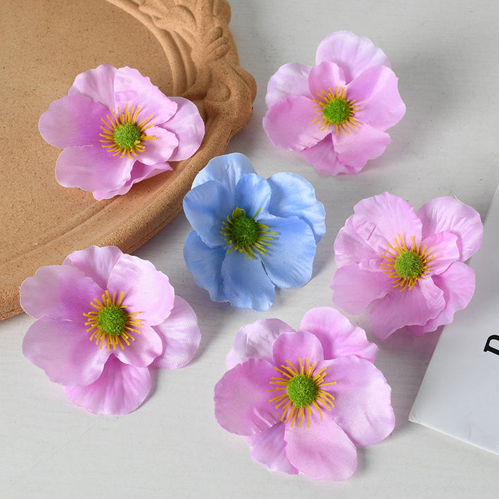 Elegant Fabric Floral Hair Clips