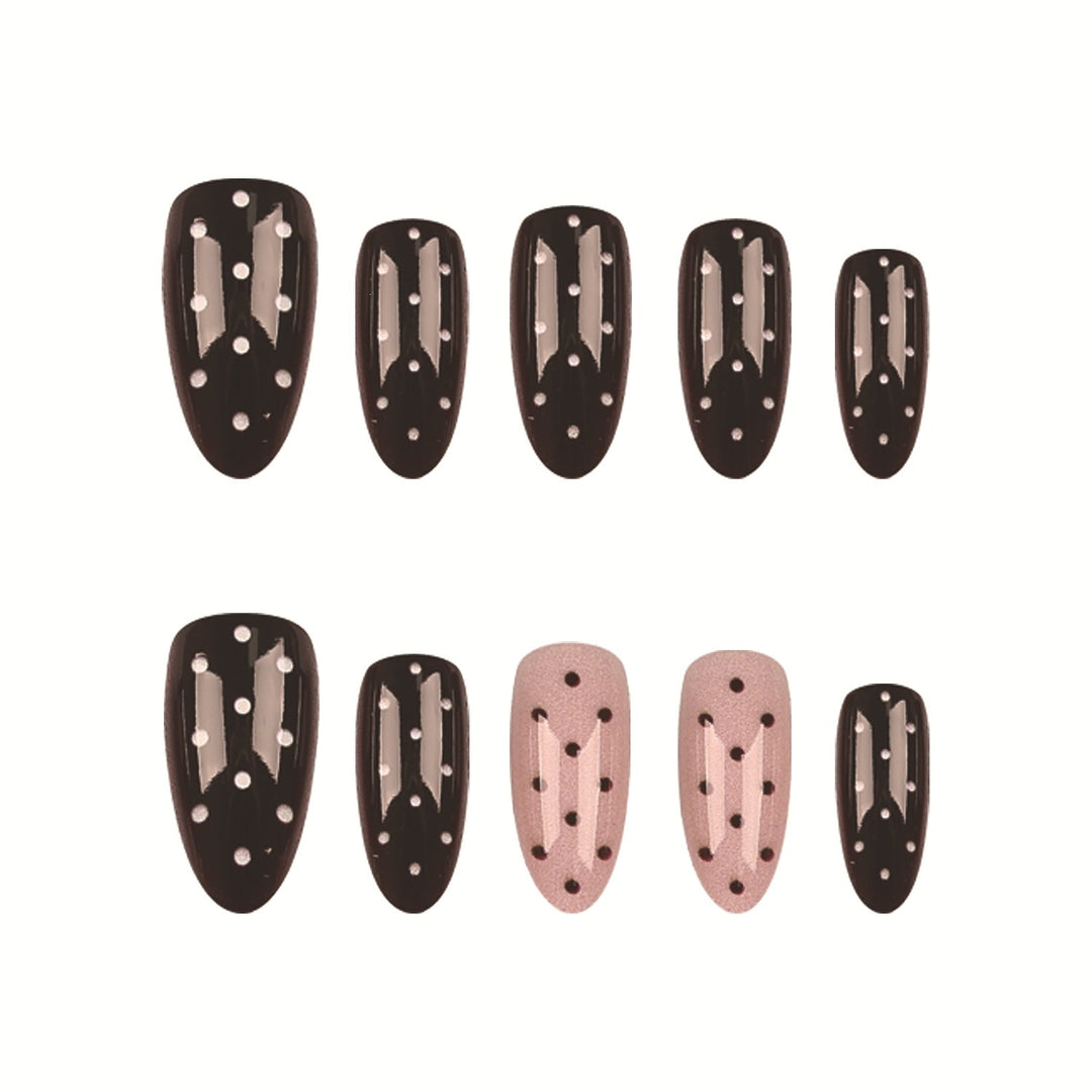 Artistic Geometric Nail Tips