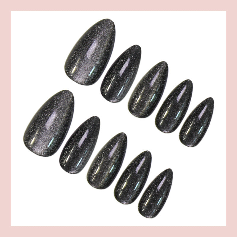 Acrylic nail set with stylish design Kalsten