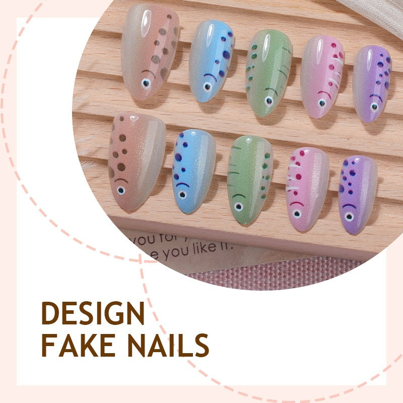 Creative nail art set with artistic patterns Kalsten
