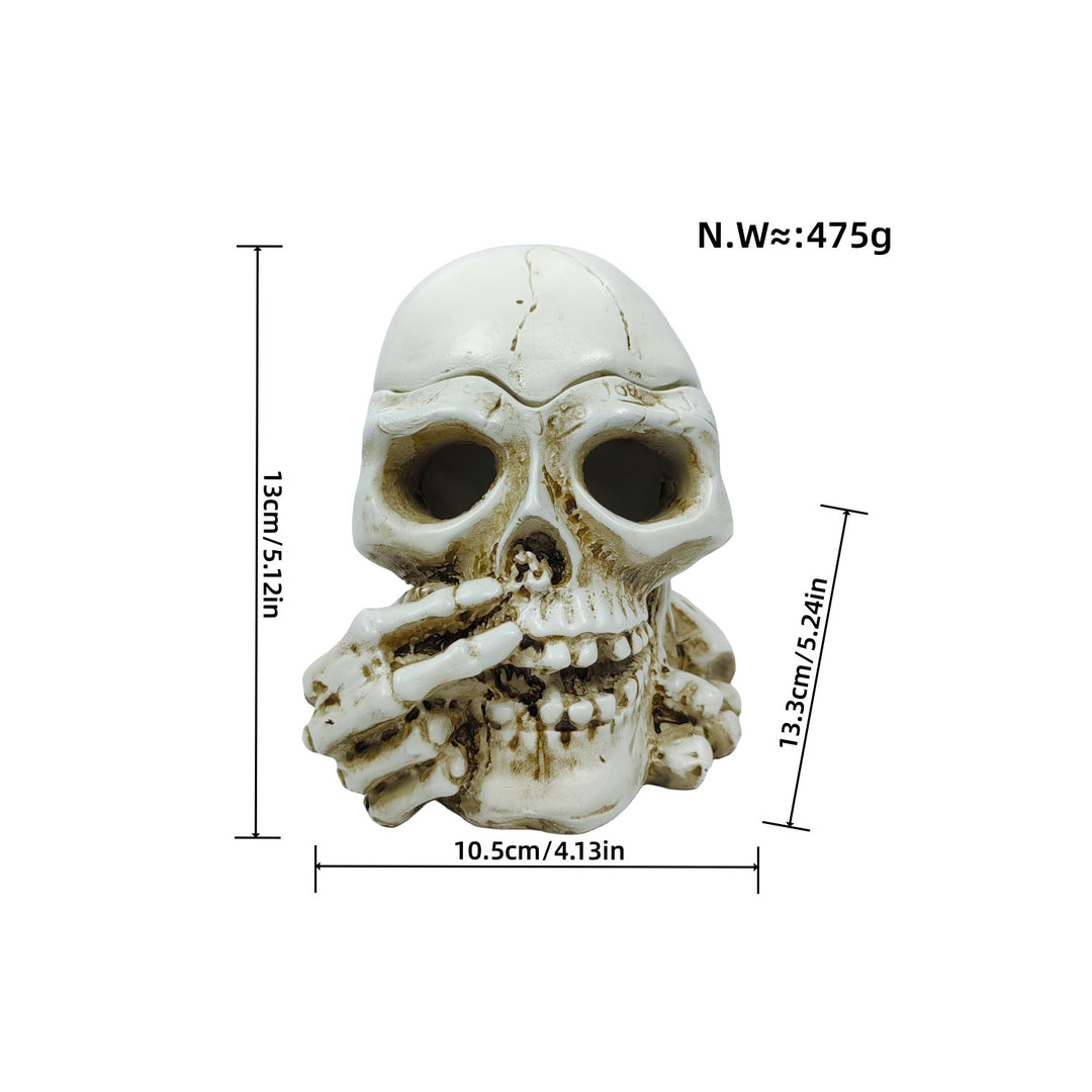 Stylish skeleton figure with top hat and black rose Kalsten