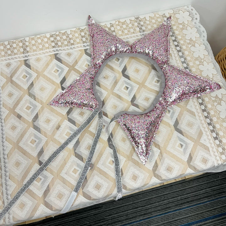 Sparkling Sequin Star Headband
