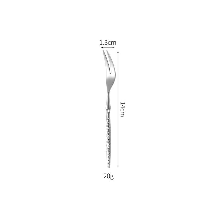 Elegant soup spoon with structured handle Kalsten
