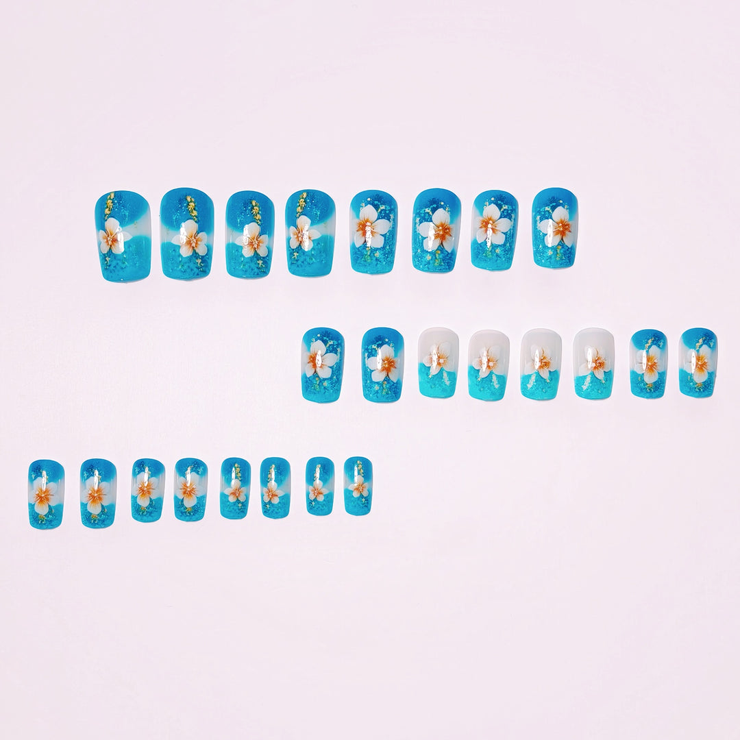 Floral 3D Nail Art Kalsten