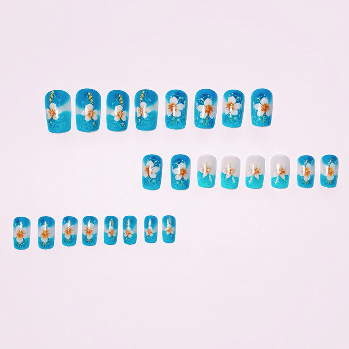 Floral 3D Nail Art Kalsten