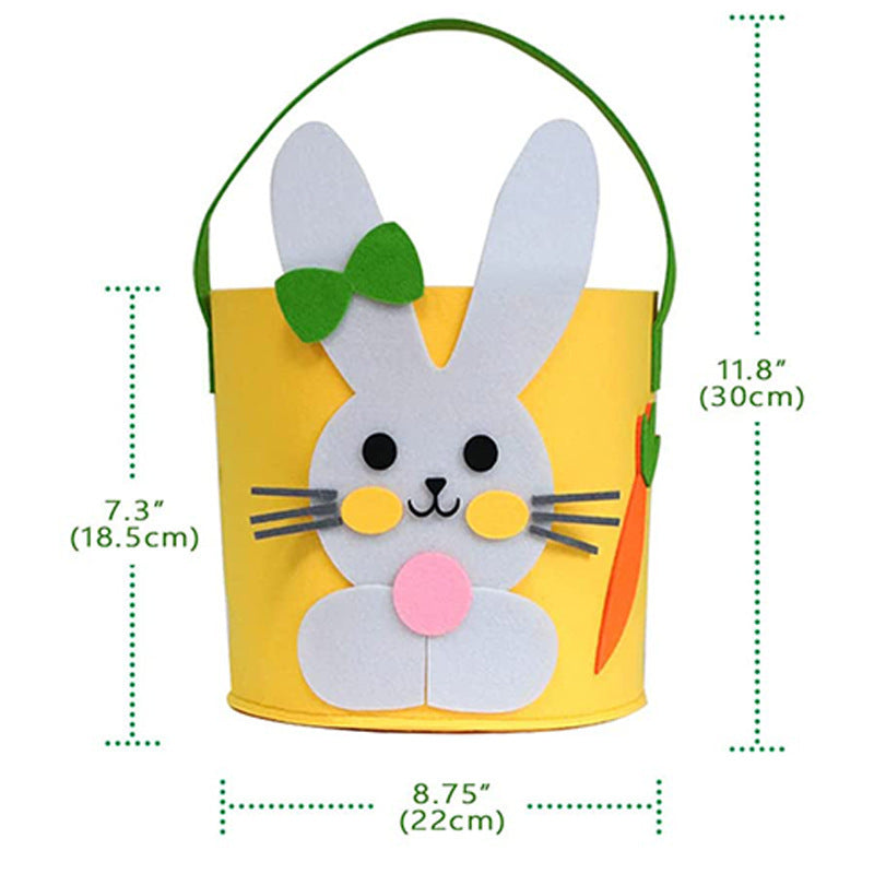 Cute Bunny Easter Candy Bucket Kalsten