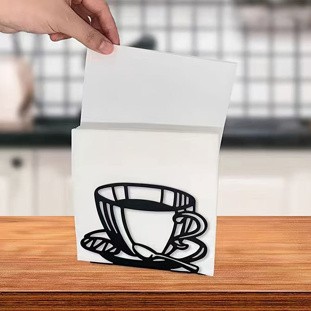 Elegant napkin holder made of metal Kalsten