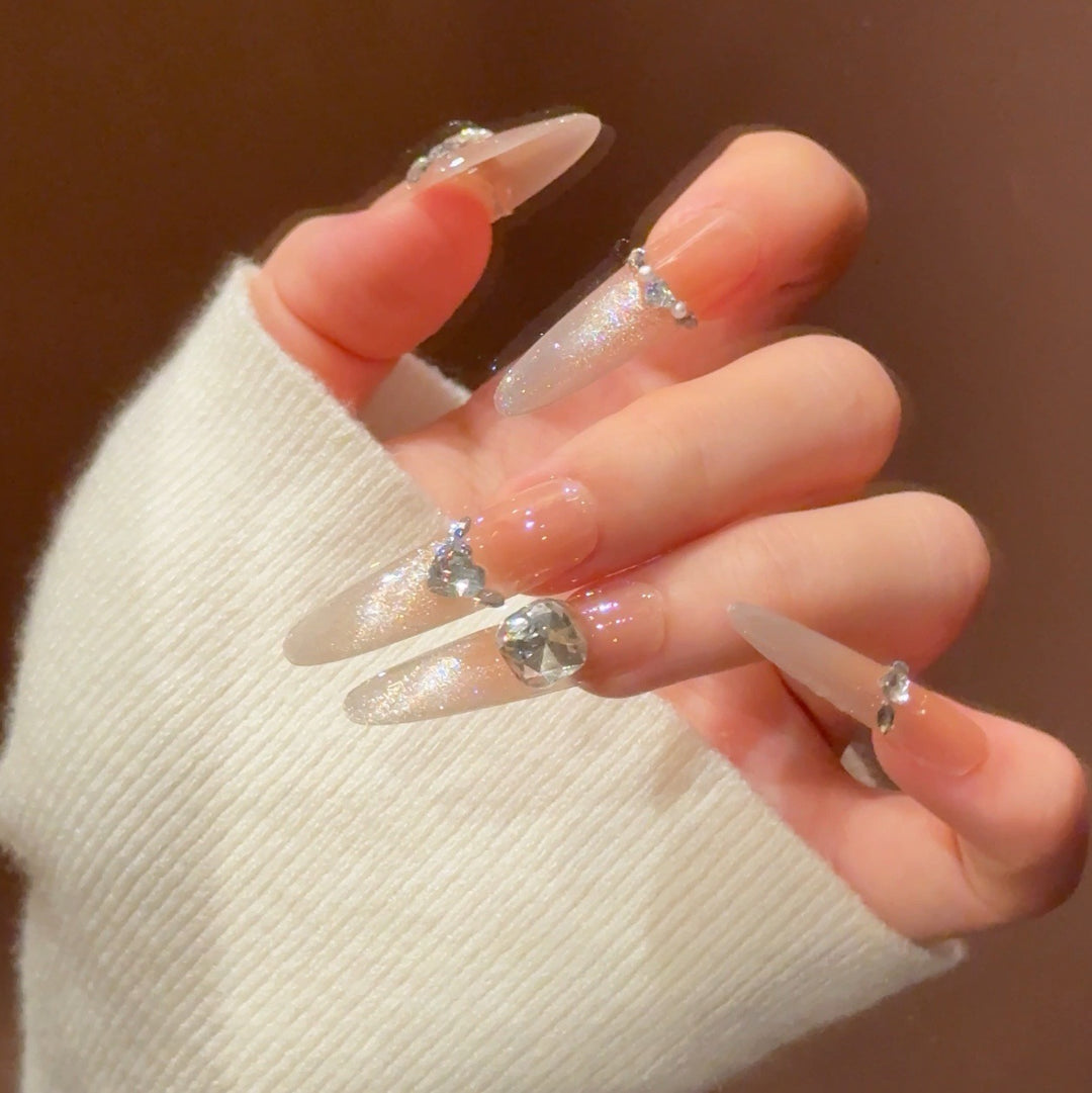 Glamorous Decorative Press-On Nail Extensions Kalsten