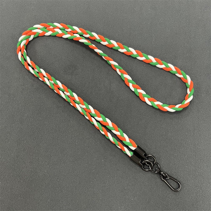Braided Phone Lanyard with Secure Clips Kalsten
