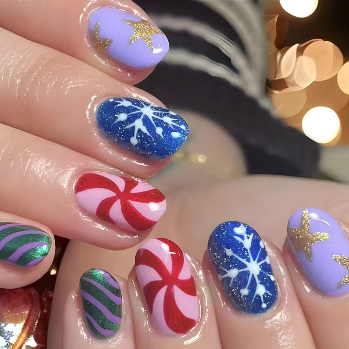 Festive Themed Nail Art Set Kalsten