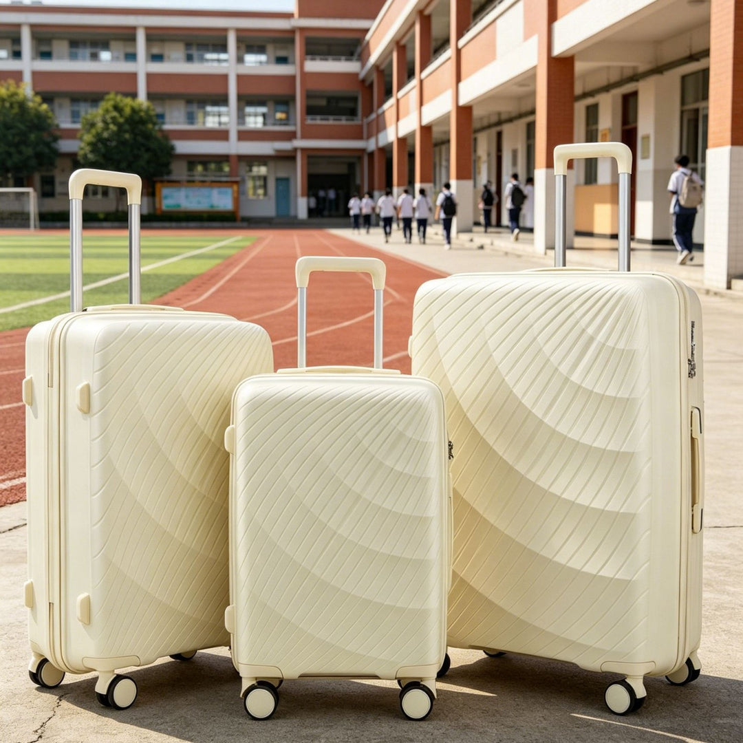 Unisex Premium Textured Hard Shell Luggage Set Kalsten